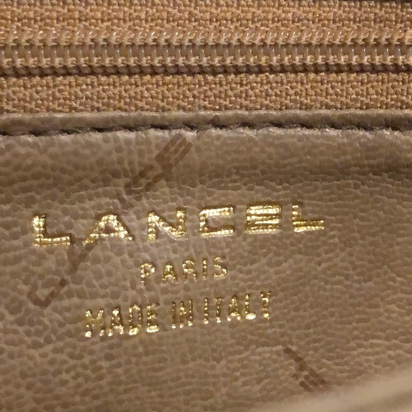 M LANCEL Messenger Saddle Crossbody Bag Made In Italy RARE EUC - Picture 14 of 17